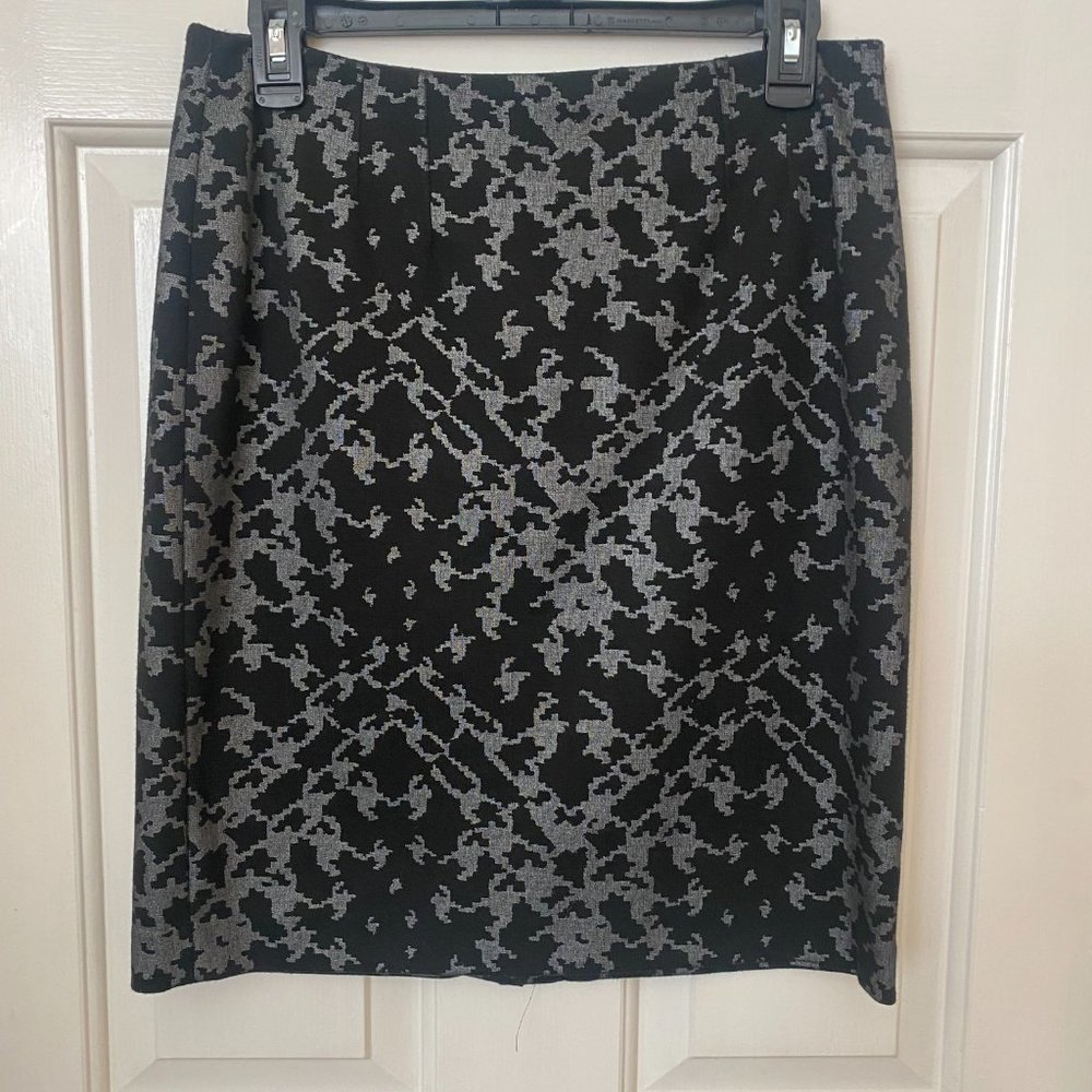 Halogen Women's Black/Gray Pencil Skirt_Size 6